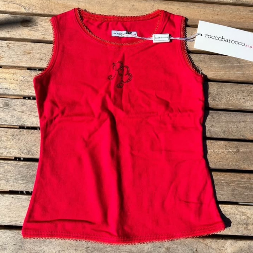 baby girl roccobarocco top 12mns nwt rocco barocco